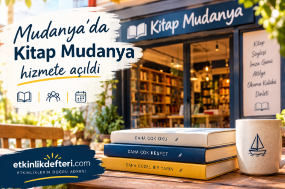 Mudanya’da yeni adres: Kitap Mudanya kapılarını açtı!